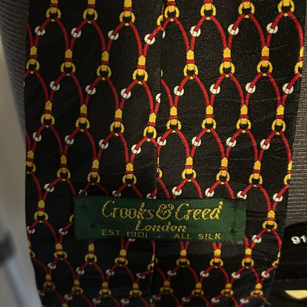 Men’s CROOKS & CREED all silk tie